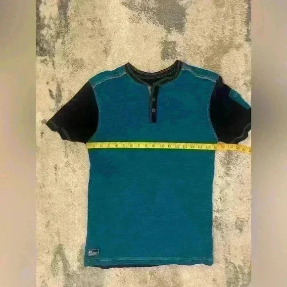 Men’s Blue Distortion T-Shirt - Picture 6 of 7